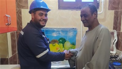 مودرن جاس تطلق أول شعلة غاز طبيعي لقرى حياة كريمة بقنا