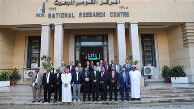 أمين اتحاد مجالس البحث العلمي العربية يتفقد المركز القومي للبحوث (صور)