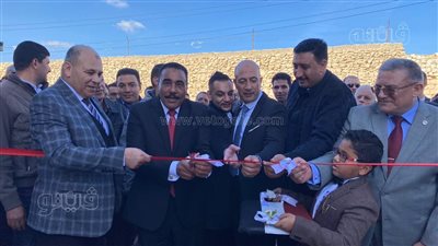 محافظ مطروح يفتتح محطة صرف الكيلو 7 بطاقة استيعابية 90 ألف متر مكعب (صور)