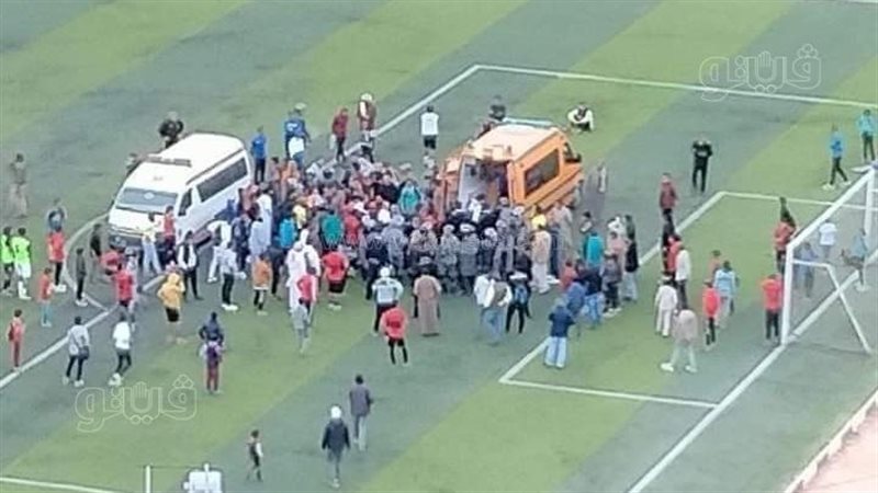 لحظة وفاة لاعب مطروح،