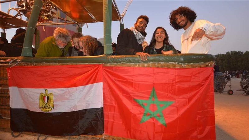 اعلام مصر والمغرب
