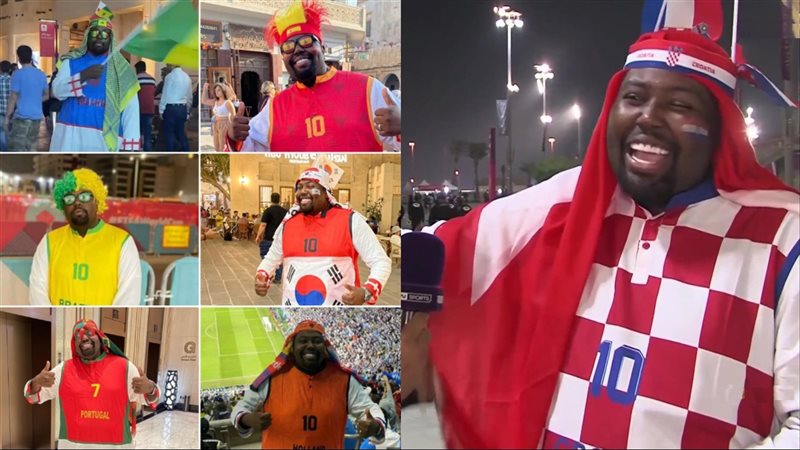 موجبا مرتديًا قميص