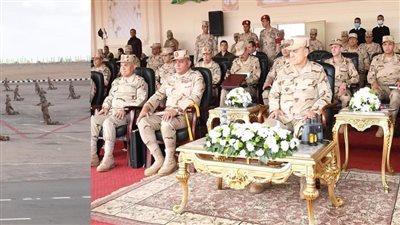 رئيس الأركان يشهد بيانا عمليا لأحد تشكيلات المنطقة الغربية العسكرية