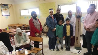 قوافل متنقلة للكشف المبكر عن السمنة والأنيميا والتقزم بمدارس الشرقية 