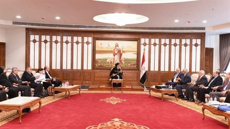 البابا تواضروس ووفد