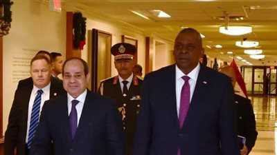  تعرف على رسالة وزير الدفاع الأمريكي للرئيس السيسي