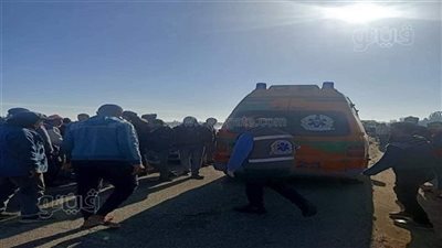 بالأسماء.. تفاصيل حادث تصادم الصحراوي الغربي بالمنيا