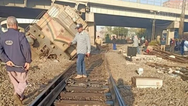 خروج جرار عن القضبان،