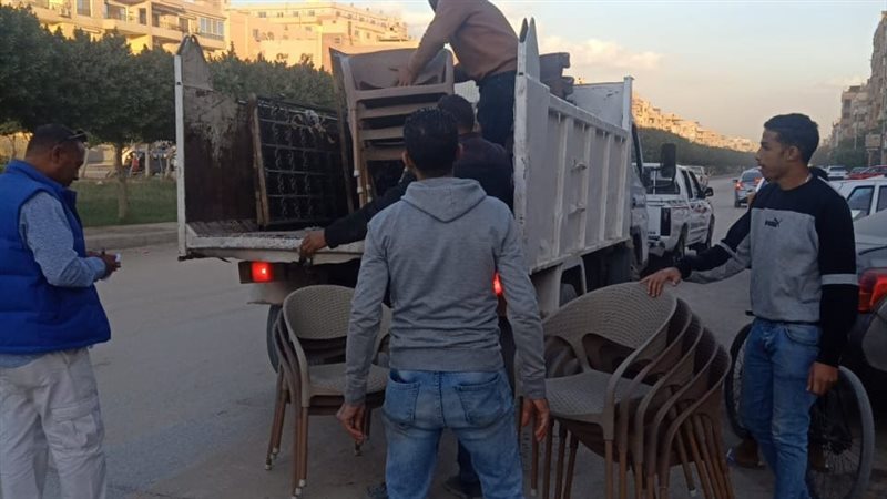 حملة اشغالات بالجيزة؛فيتو