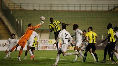 الدوري المصري، الحدود يتقدم على المقاولون 2/ 1 في الشوط الأول