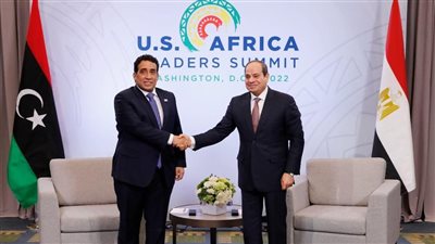 السيسي: موقف مصر الثابت من دعم جهود المجلس الرئاسي الليبي برئاسة المنفي..ولإنجاح هذه الجهود ومساعدة الأشقاء الليبيين على تهيئة المناخ المطلوب من أجل تنفيذ الاستحقاق الانتخابي الرئاسي والبرلماني