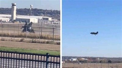 لحظة تحطم طائرة F-35 في أمريكا أثناء هبوطها ونجاة قائدها بأعجوبة (فيديو)