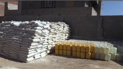 ضبط مصنع سلفونك ومنظفات بدون ترخيص بالبحيرة