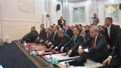 محافظ القليوبية يفتتح المسجد الكبير بشبين القناطر 