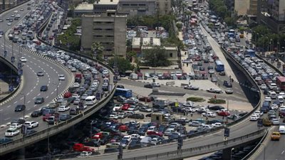 الحالة المرورية اليوم، زحام بمحور 26 يوليو وشارع فيصل