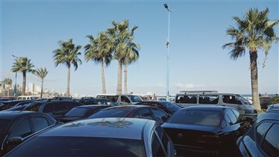 الغيوم تسيطر على سماء الإسكندرية 