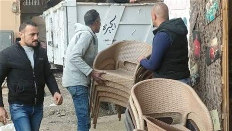 حملة اشغالات بالجيزة؛فيتو