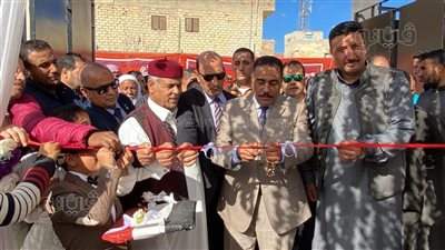 افتتاح محطة رفع الصرف الصحي بالريفية في مطروح (صور)