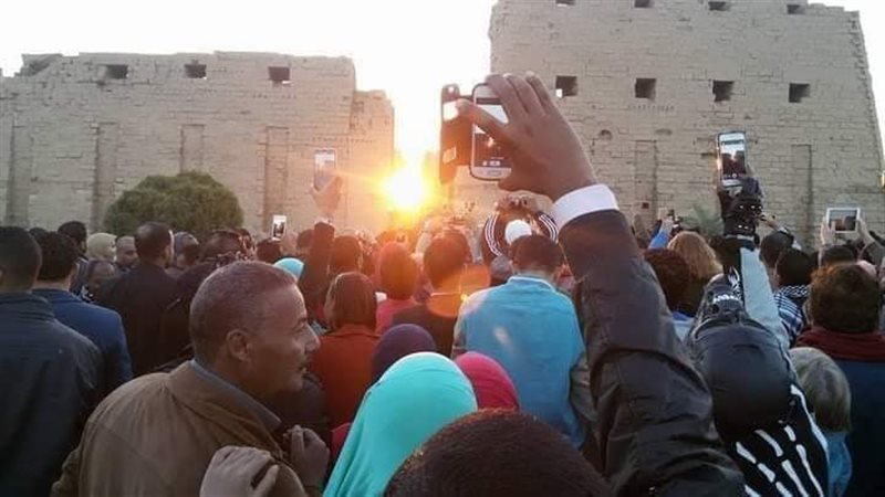 احتفالات تعامد الشمس