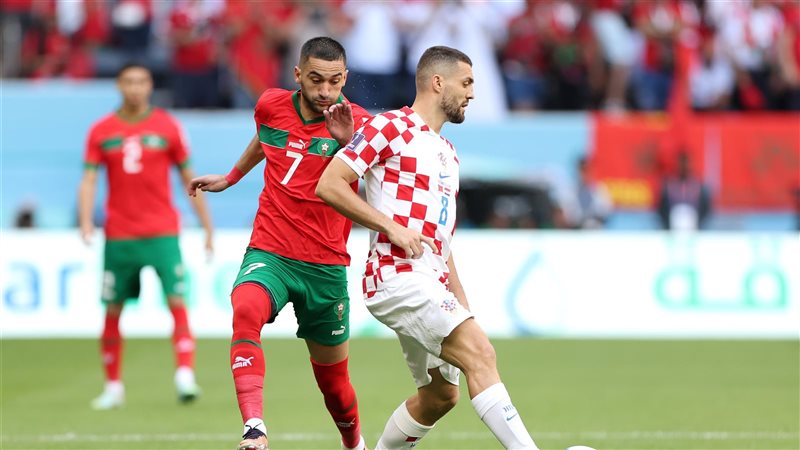 مباراة كرواتيا والمغرب،