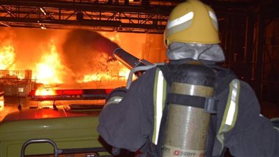 السيطرة على حريق في محولات كهرباء طلخا بالدقهلية