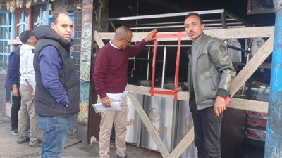 تشميع مسمط ومطعم شهير بكورنيش الإسكندرية (صور)