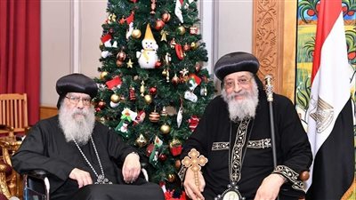 البابا تواضروس يستقبل الأنبا باخوميوس