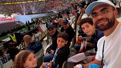 كأس العالم 2022، كرم كردي وعائلته يشجعون فرنسا أمام الأرجنتين باستاد لوسيل 