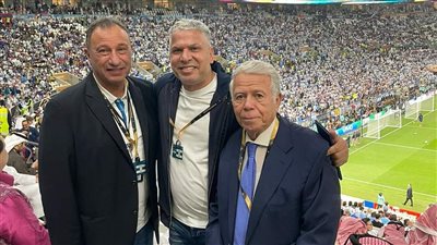  كأس العالم، الخطيب وحسن حمدي وكيروش ووائل جمعة والصقر في ملعب النهائي (صور)