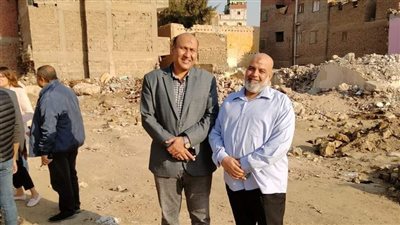 لجنة لتسكين أهالي سن العجوزة بقيادة نائب محافظ الجيزة (صور)