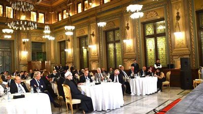 احتفالية بقصر عابدين بكتاب الريادة التشريعية للسيسي (صور)