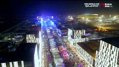 حشود جماهيرية كبيرة تحتفل مع منتخب الأرجنتين بلقب كأس العالم 2022 (فيديو)