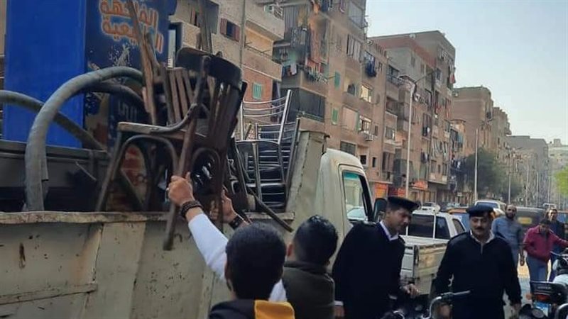 حملة اشغالات بالجيزة،