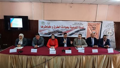 ندوة بمركز النيل للإعلام لمناقشة أزمة حوادث الطرق (صور)