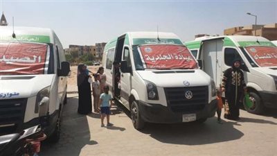 قوافل طبية لإجراء عمليات عيون بالمجان في قرى منشأة القناطر بالجيزة
