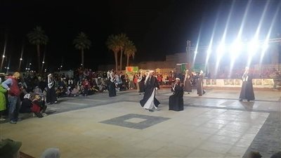 مهرجان التحطيب الدولي الـ12 يستضيف قطار الشباب بالاقصر (صور)