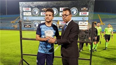 الدوري الممتاز، مصطفي فتحي أفضل لاعب بمباراة بيراميدز وأسوان