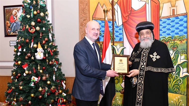 البابا تواضروس يستقبل