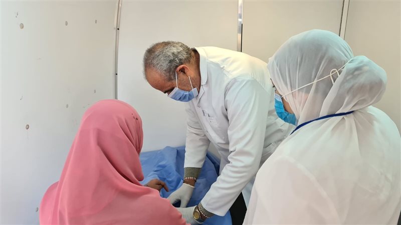الكشف على 2045 مواطنا