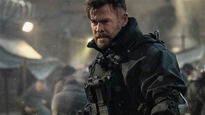 نظرة أولى على الممثل كريس هيمسوورث من فيلم Extraction 2 