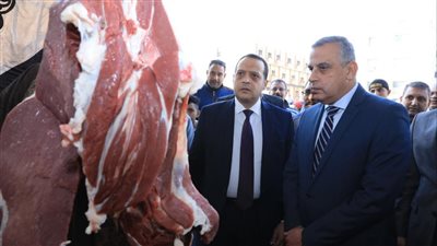 محافظ سوهاج يتفقد معرض بيع السلع الغذائية بحي غرب (صور)