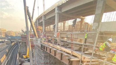 شاهد أعمال مسار الخط الثالث لمترو أنفاق القاهرة