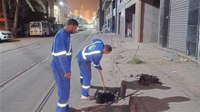 صرف الإسكندرية: تكثيف أعمال تطهير الشنايش لتصريف مياه الأمطار