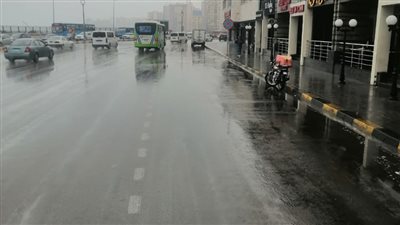 هطول أمطار متوسطة على محافظة الإسكندرية (فيديو)