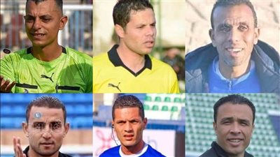 القسم الثاني، حكام مباريات مجموعة الصعيد في الجولة الحادية عشر