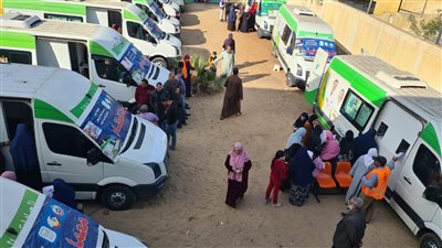 الكشف على 2157 مواطنا ضمن قافلة طبية مجانية بايتاي البارود في البحيرة