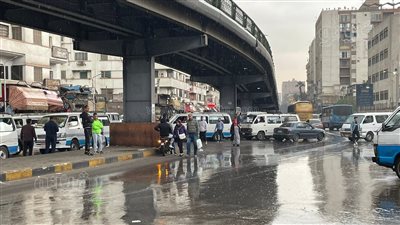 سقوط أمطار متوسطة على الجيزة (صور) 