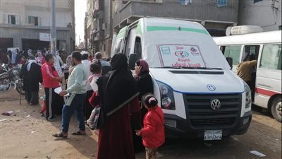  قافلة طبية توقع الكشف على 1779 مواطنا بدمياط