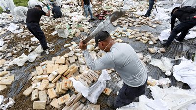 بنما تعلن مصادرة كمية قياسية من المخدرات خلال عام 2022