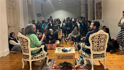 المخرجة أمل رمسيس في ضيافة كايرو فيلم فاكتوري (صور)